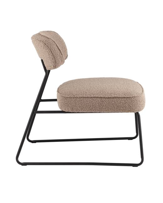 Кресло лаунж Kate бежевый