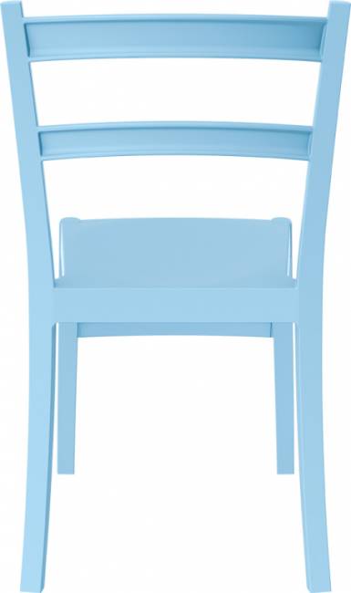 Стул пластиковый Tiffany голубой 450х510х850 мм