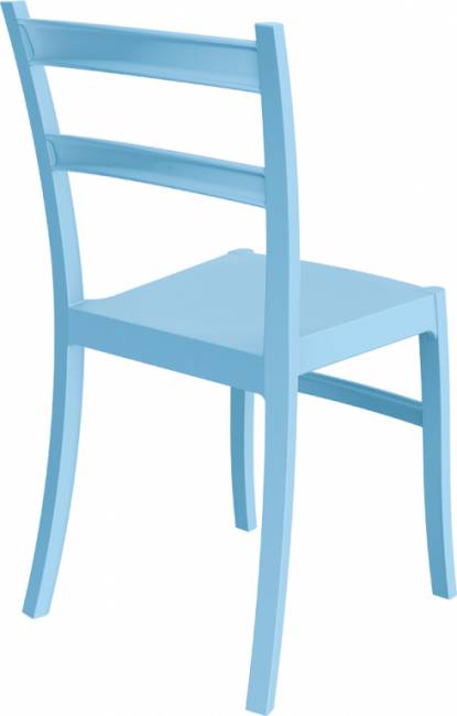 Стул пластиковый Tiffany голубой 450х510х850 мм