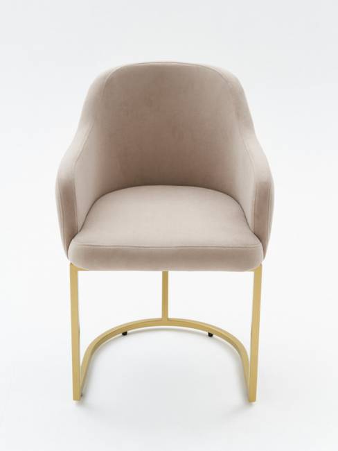 Стул Amely Beige / Gold