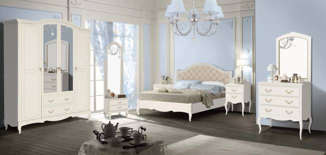 Кровать Малонн Ави Софт Белый