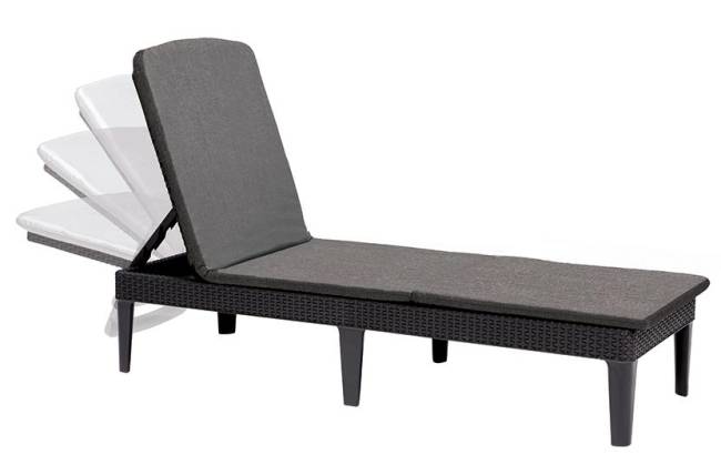 Шезлонг Джайпур (Jaipur) капучино с матрасом