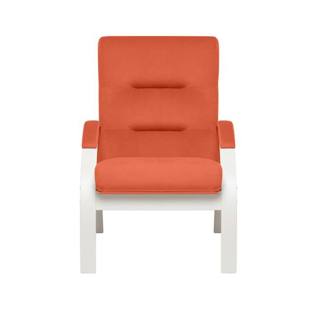 Кресло Leset Лион Слоновая кость V39 оранжевый