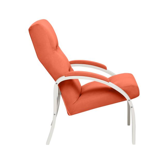 Кресло Leset Лион Слоновая кость V39 оранжевый