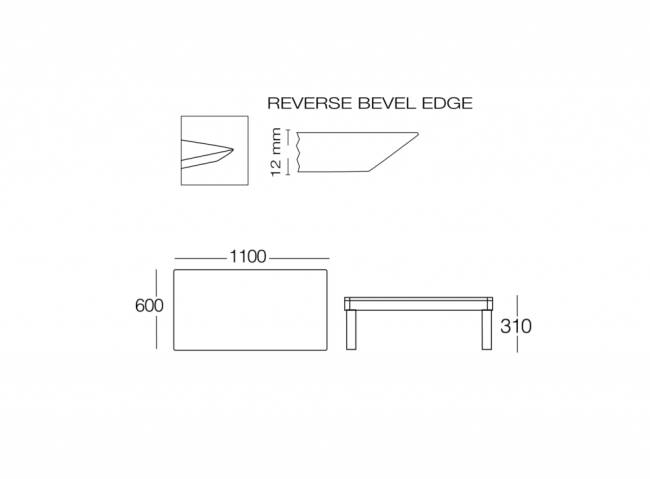 Столик ламинированный журнальный Breeze 1100х600х310 мм Столик ламинированный журнальный Breeze 1100х600х310 мм