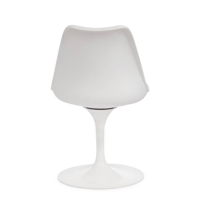 Стул TULIP FASHION CHAIR (mod.109) / 1 шт. в упаковке металл/пластик/PU, 48 x 55 x 81см, белый / белый белый металл/пластик/PU Стул TULIP FASHION CHAIR (mod.109) / 1 шт. в упаковке металл/пластик/PU, 48 x 55 x 81см, белый / белый белый металл/пластик/PU