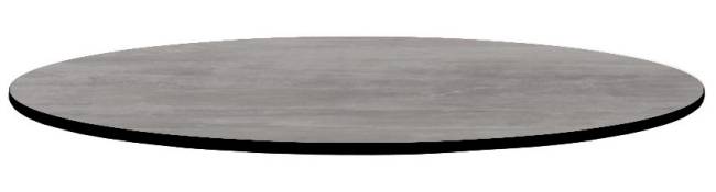 Столешница круглая Solid Compact Ø690 цемент Ø690х12 мм