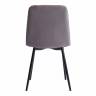 Стул CHILLY MAX / 1 шт. в упаковке Велюр/металл , 45 х 54 х 90 см , темно-серый/черный темно-серый Велюр/металл