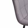 Стул CHILLY MAX / 1 шт. в упаковке Велюр/металл , 45 х 54 х 90 см , темно-серый/черный темно-серый Велюр/металл