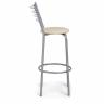 Барный стул Sadov ваниль в крапинку / светлый мусс