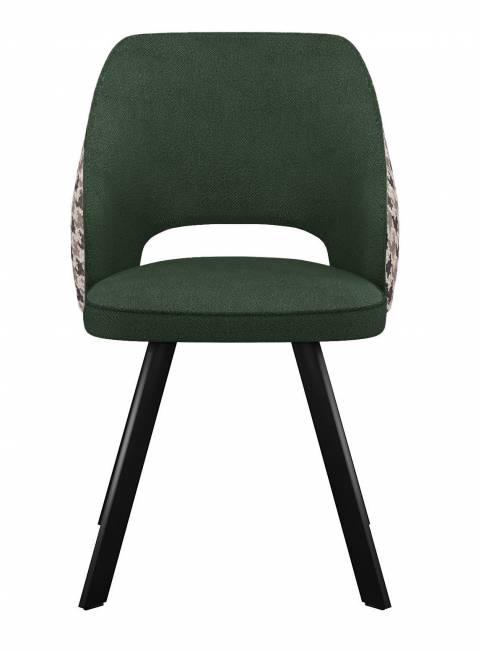 Стул DikLine 274 поворотный SB1/A2 зеленый, ножки черные