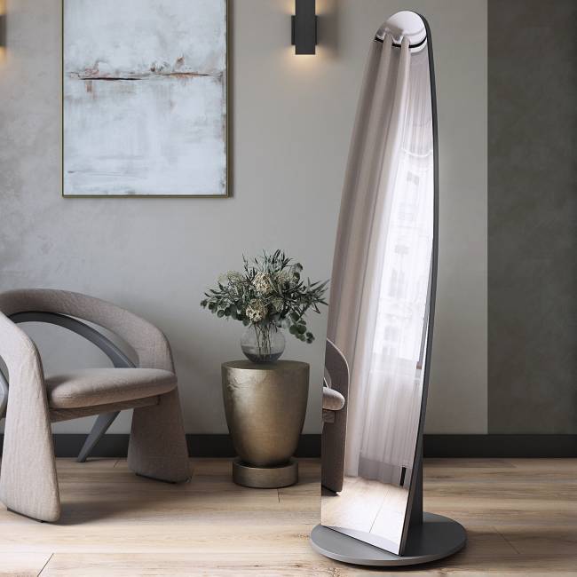 Зеркало напольное Стелла 1 графит темный 157,8 см х 40,4 см Зеркало напольное Стелла 1 графит темный 157,8 см х 40,4 см