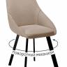 Стул DikLine 246 поворотный, Z128 бежевый, ножки черные