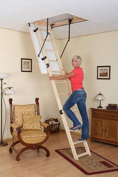 Чердачная складная лестница Oman Termo 120х70