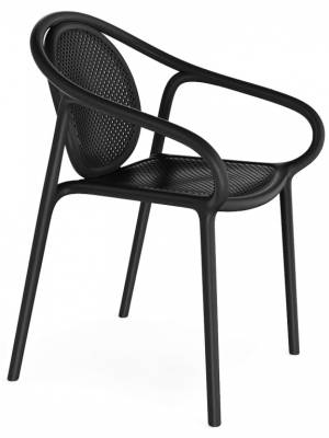 Кресло пластиковое Remind черный 585х560х810 мм