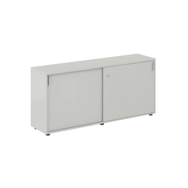SG.703.SH.SH / Шкаф купе 1638х400х750 низкий, с замком / корпус цвет: серый бархат, двери цвет: серый бархат