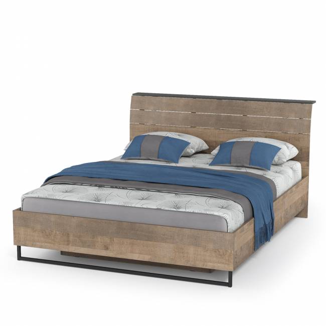 Кровать 1600 Трувор 11.34 цвет дуб гранж песочный/интра