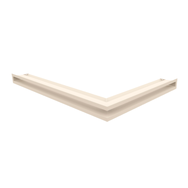 Решетка Kratki Люфт 60 угловая левая бежевая