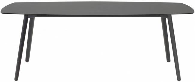 Стол ламинированный Squid черный, антрацит 2090х1080х730 мм