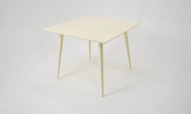 Стол Монте М 90 слоновая кость