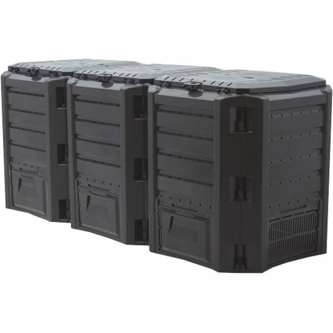 Компостер Prosperplast Module 1200 л, черный