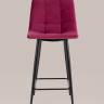 Стул полубарный Джанго велюр винный 2 шт.