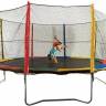 Батут Sundays Acrobat-D465 (с сеткой, разноцветный)