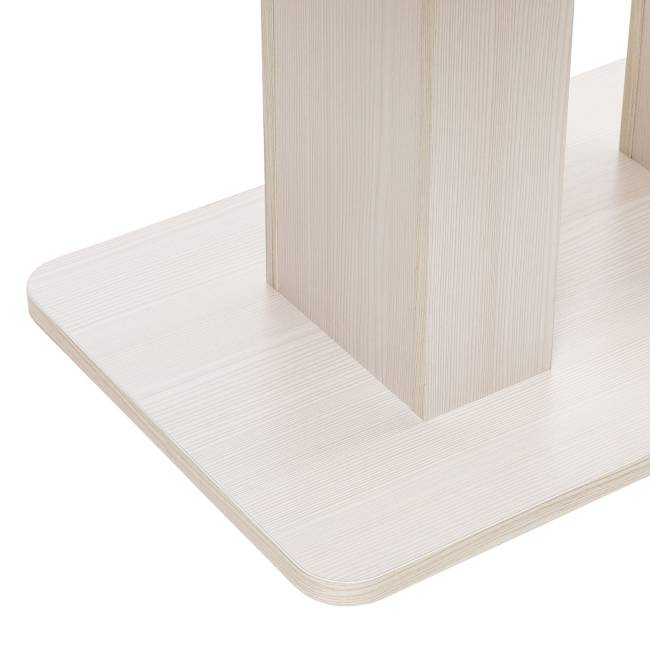 Стол раздвижной 80.530 Leset Гранд Бодега белый, компаньон Серый