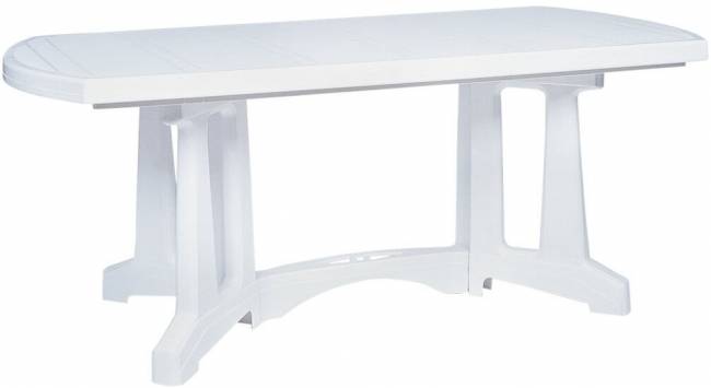Стол пластиковый обеденный Tables белый 1800х900х730 мм