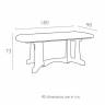Стол пластиковый обеденный Tables белый 1800х900х730 мм