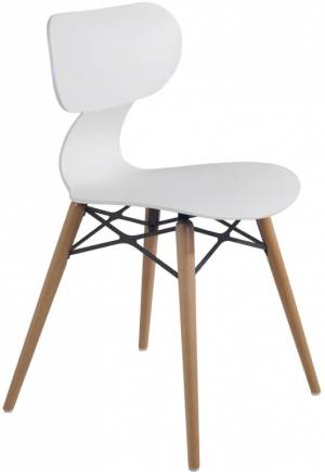 Стул пластиковый Yugo-S Wox Beech белый 460х475х783 мм