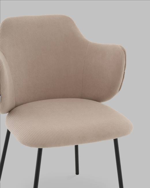 Стул Джиннет велюр бежевый
