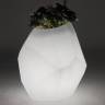 Кашпо пластиковое светящееся Secret Lighting белый 440х470х520 мм