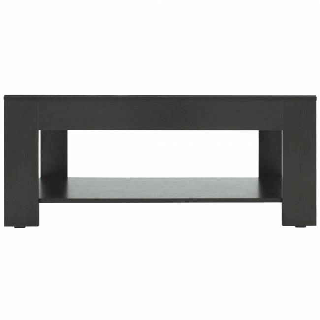 Стол журнальный BeautyStyle 26 венге/стекло черное