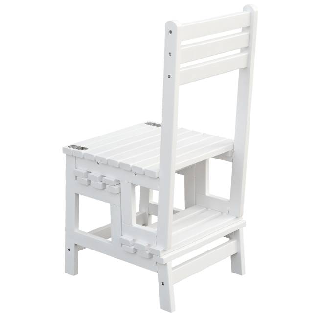 Стул-стремянка Массив снег Стул-стремянка Массив снег