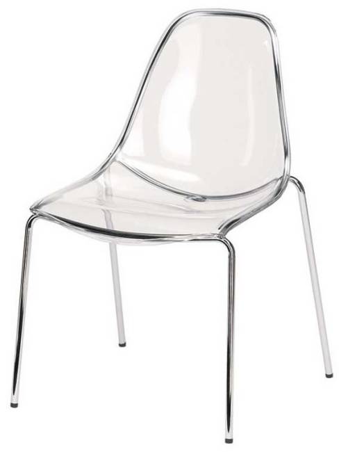 Стул прозрачный DayDream прозрачный 530х555х820 мм