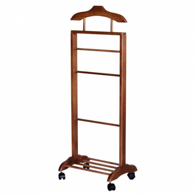 Вешалка напольная V02, светлый орех №3