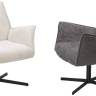 Кресло BELFAST 360 град. XD841-16 Серый, букле/ GINO-457 Серый, ткань/ Черный, ®DISAUR