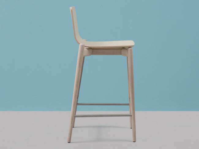 Стул деревянный полубарный Malmo 500х470х900 мм