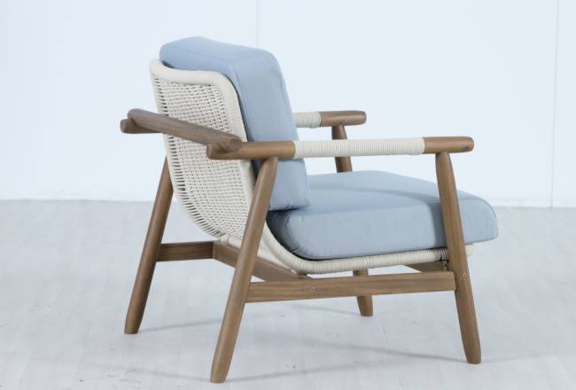 Комплект плетеной лаунж-мебели на 5 персон Apoyo грецкий орех, бежевый