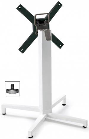 Подстолье металлическое складное Domino белый 490х540х730 мм