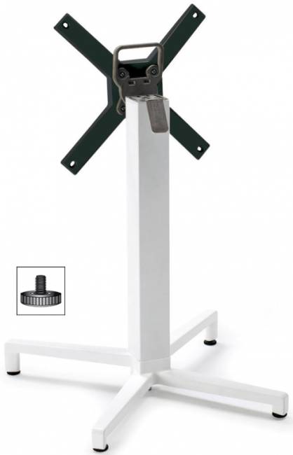 Подстолье металлическое складное Domino белый 490х540х730 мм