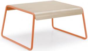 Столик кофейный Lisa Lounge Side Table терракотовый, тортора 630х550х320 мм