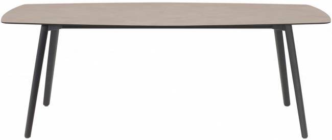 Стол ламинированный Squid черный, тортора шпатель 2090х1080х730 мм