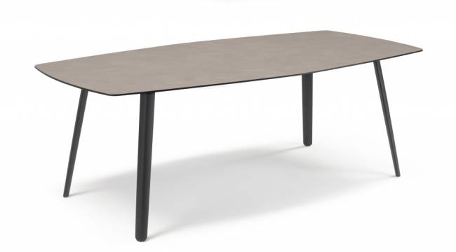 Стол ламинированный Squid черный, тортора шпатель 2090х1080х730 мм