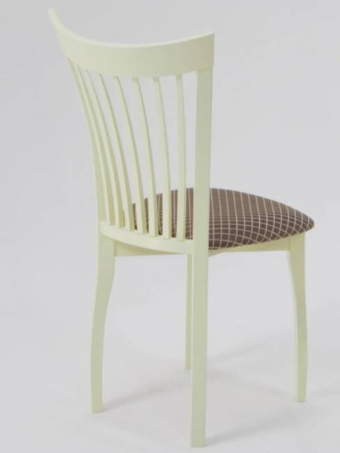 Стул Миранда, Слоновая кость/Ромб Коричневый