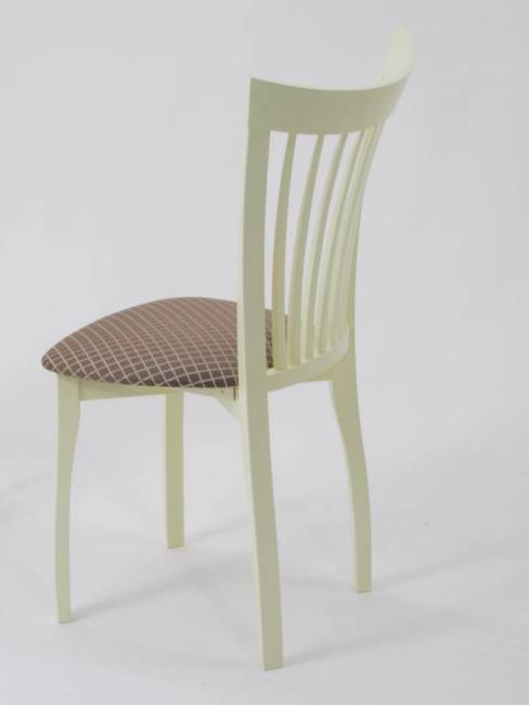 Стул Миранда, Слоновая кость/Ромб Коричневый