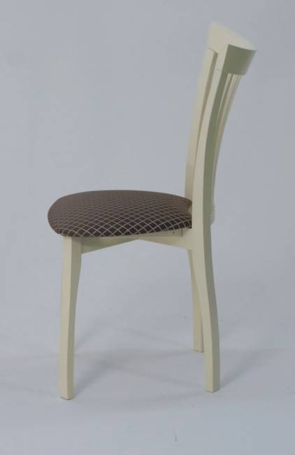 Стул Миранда, Слоновая кость/Ромб Коричневый