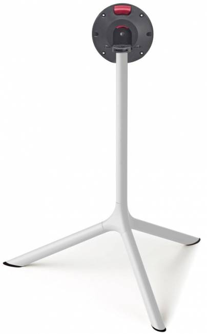 Стол ламинированный обеденный складной Tripe Maxi Folding белый, черный мрамор Сахара 700х700х740 мм