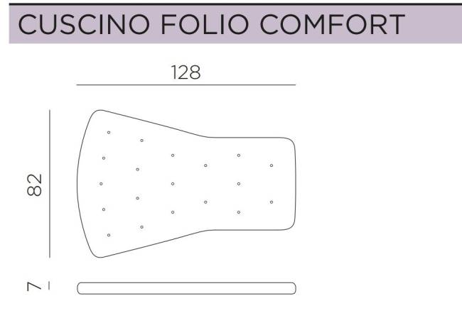 Кресло-качалка пластиковое с подушкой Folio табак, зеленый 720х810-925х1190-1125 мм